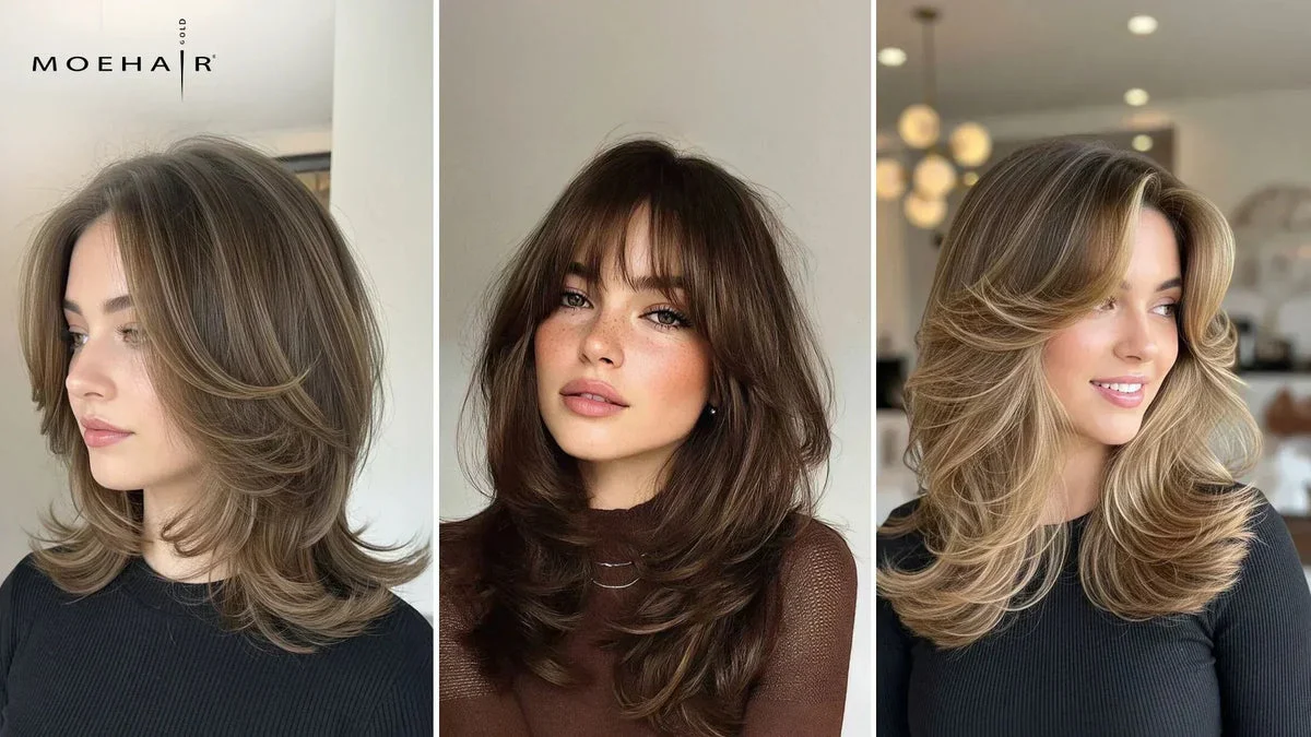 Kiểu tóc Butterfly cut đẹp nữ tính