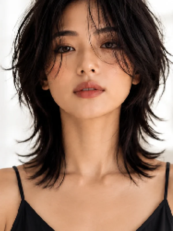 Kiểu Tóc Wolf Cut Nữ Đẹp, Cá Tính Và Dẫn Đầu Xu Hướng - Góc chính diện