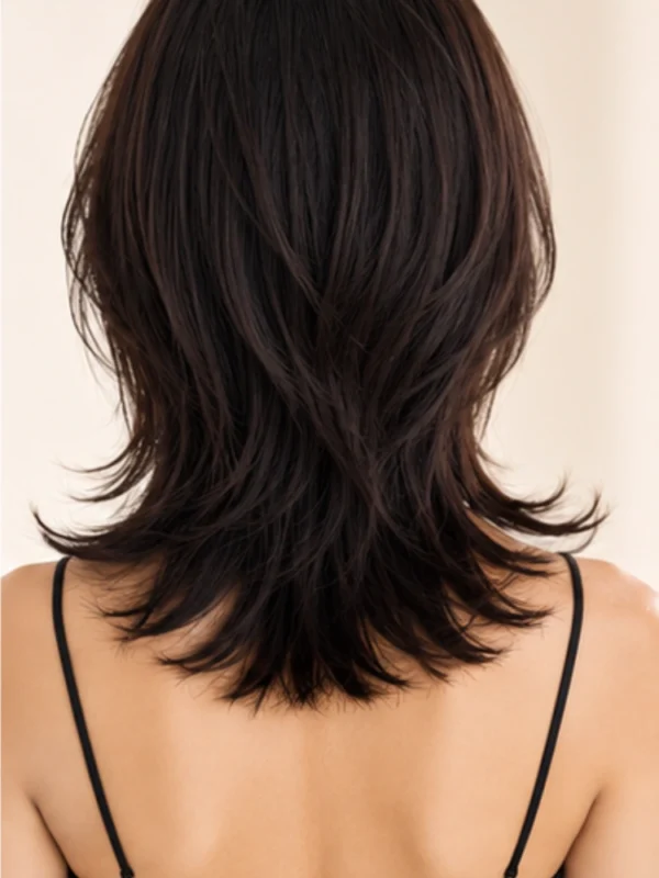 Kiểu Tóc Butterfly Cut - Góc phía sau