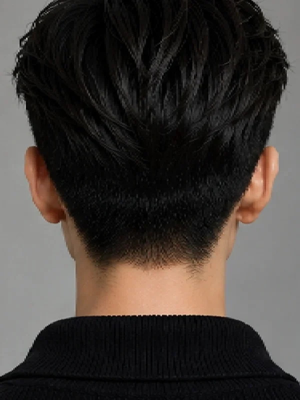Kiểu Tóc Side Part Nam Đẹp, Lịch Lãm Và Dễ Tạo Kiểu - Góc phía sau