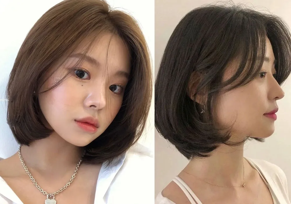 LOB công sở sang tóc lob ngang vai mềm mại