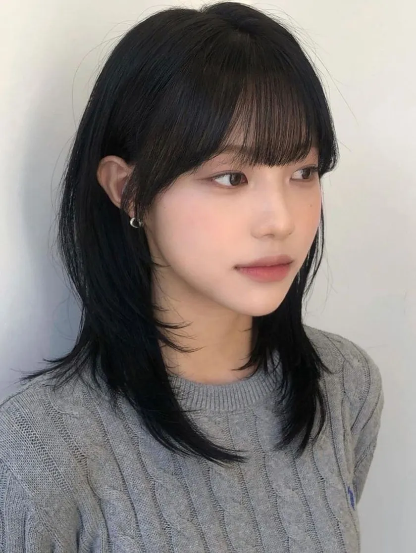 LOB layer nữ trẻ tóc layer tầng đẹp tự nhiên