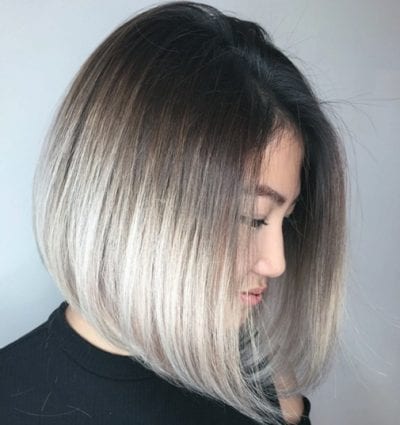 LOB ombre nổi bật tóc ombre chuyển màu gradient đẹp
