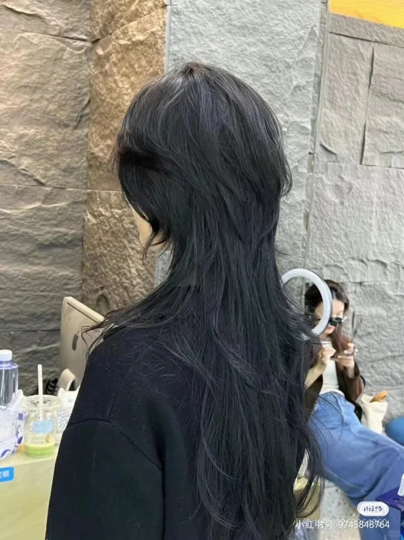 Phong cách tóc Kiểu tóc mullet nữ Curtain bangs gọn đẹp