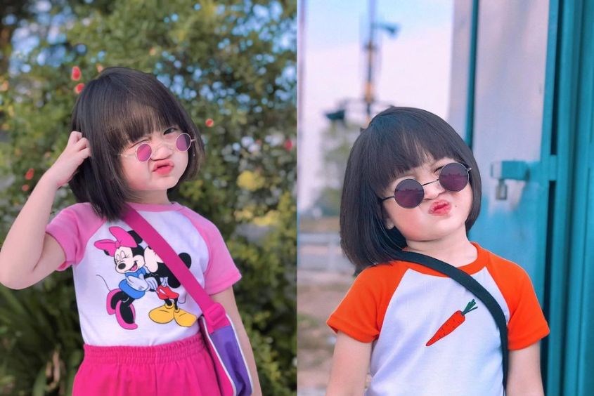 Kiểu tóc nấm cho bé gái dễ thương
