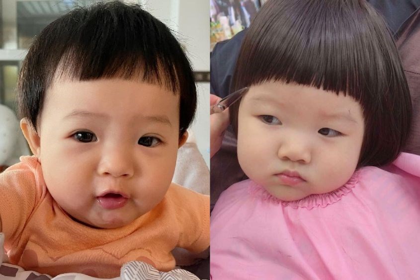Kiểu tóc nấm cho bé gái dễ thương