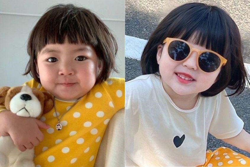 Kiểu tóc nấm cho bé gái dễ thương