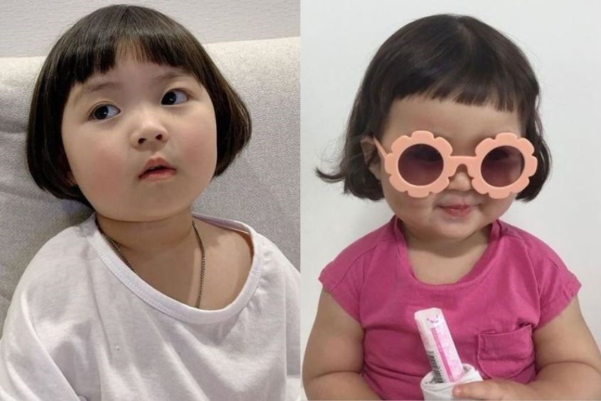 Kiểu tóc nấm cho bé gái dễ thương