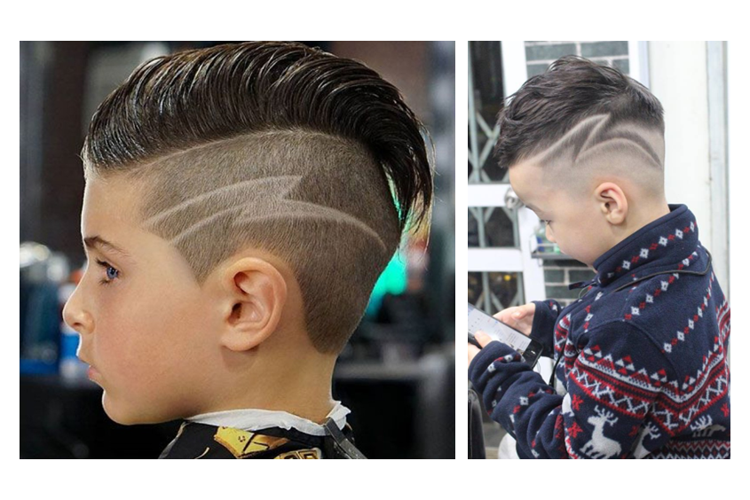 Kiểu tóc nấm undercut cá tính cho bé