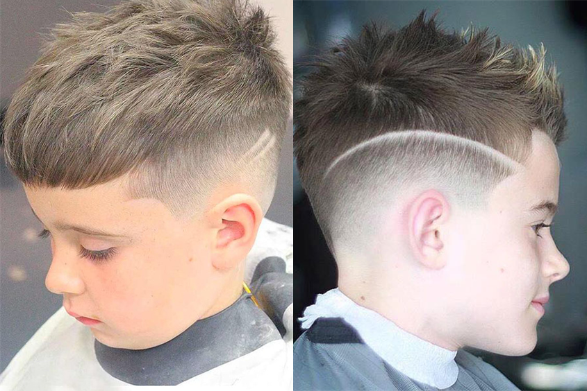 Kiểu tóc nấm undercut cá tính cho bé