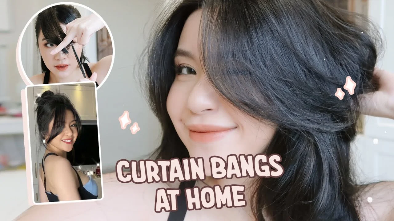 Kiểu tóc nữ Hàn Quốc Curtain bangs xu hướng hot