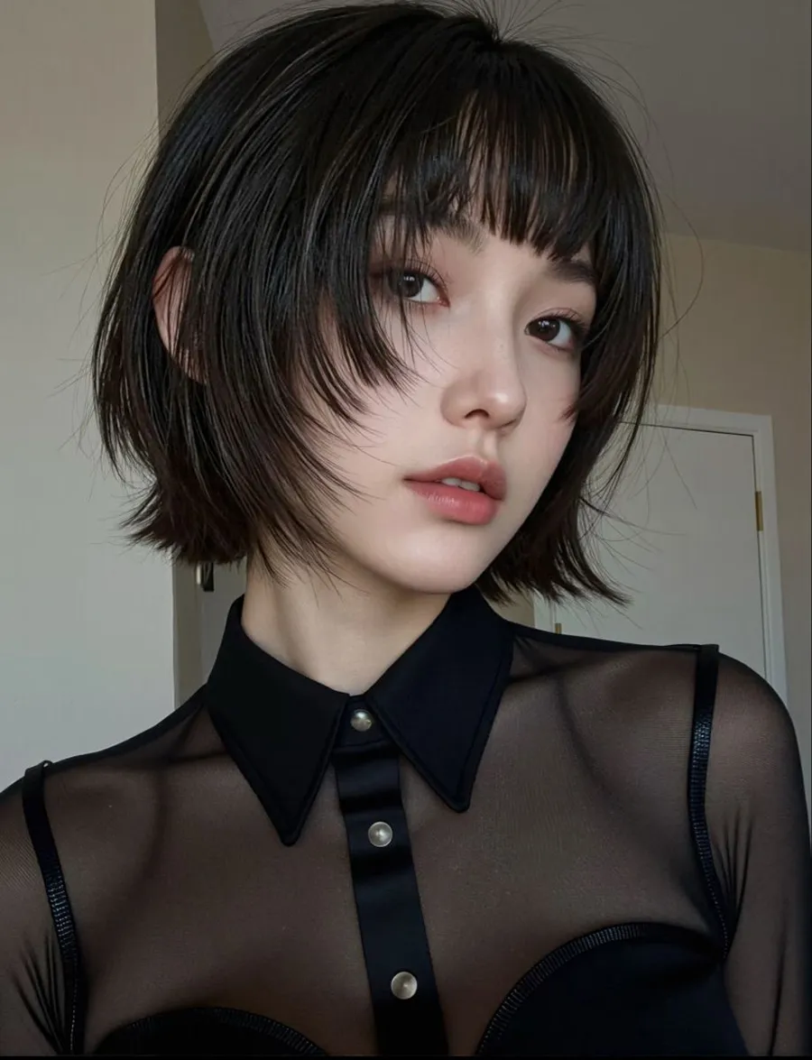 Pixie nữ cổ điển kiểu tóc nữ đẹp nữ tính