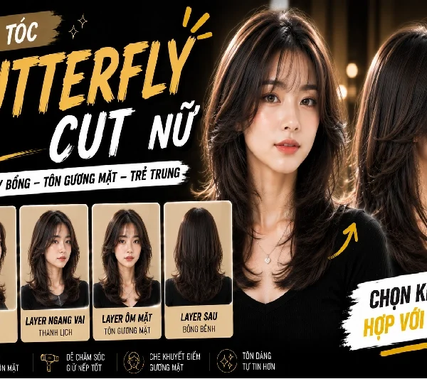 Kiểu Tóc Butterfly Cut