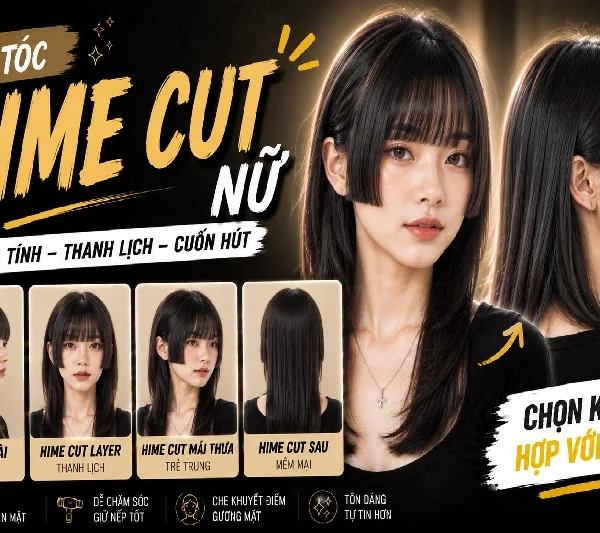 Kiểu Tóc Hime Cut – kiểu tóc đẹp