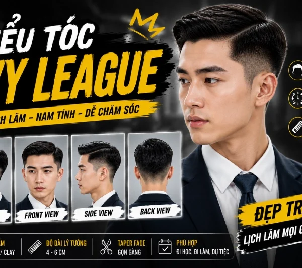 Kiểu Tóc Ivy League – kiểu tóc đẹp