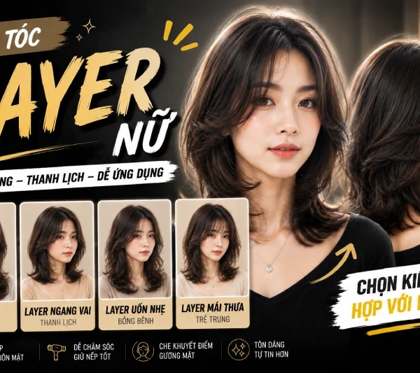 Kiểu Tóc Layer Nữ – kiểu tóc đẹp