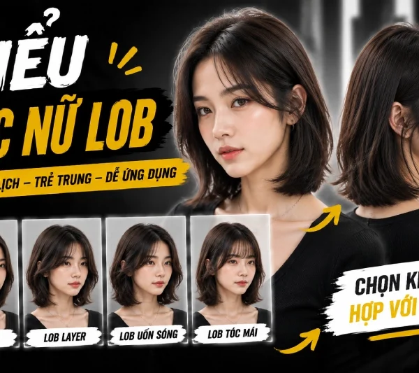 Kiểu Tóc Nữ LOB – kiểu tóc đẹp