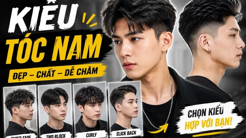 Kiểu tóc nam đẹp 2024