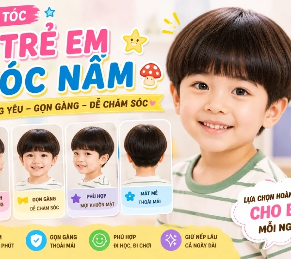 Kiểu Tóc Nấm Trẻ Em – kiểu tóc đẹp