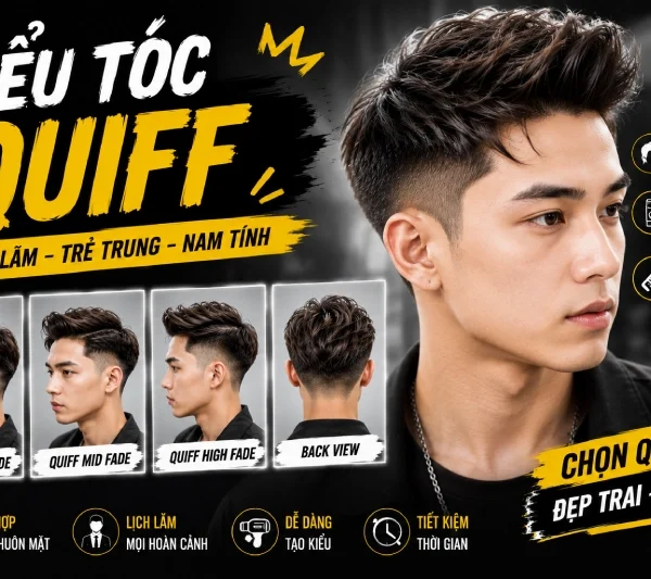 Kiểu Tóc Quiff – kiểu tóc đẹp