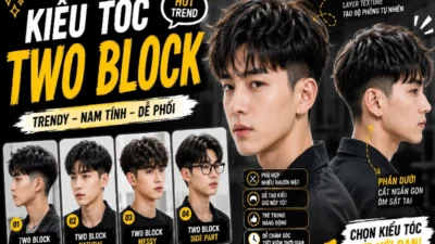 Kiểu Tóc Two Block