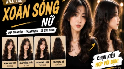 Kiểu Tóc Xoăn Sóng Nữ