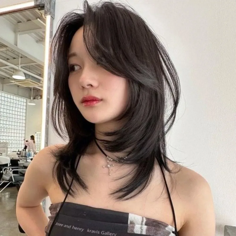 Kiểu tóc Layer nữ hush cut tầng đẹp tự nhiên