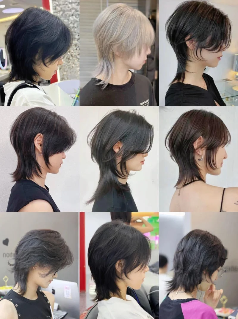 Kiểu tóc Layer nữ wolf cut tầng đẹp tự nhiên