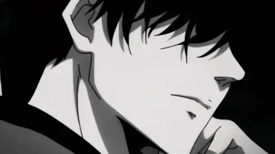 Ảnh Anime Nam Buồn HOT “Avatar” Hút Thuốc Đen Trắng Quay Lưng