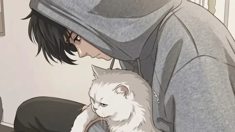 299+ Ảnh Anime BUỒN Khóc Cô Đơn Avatar Nam Và Nữ Trắng Đen