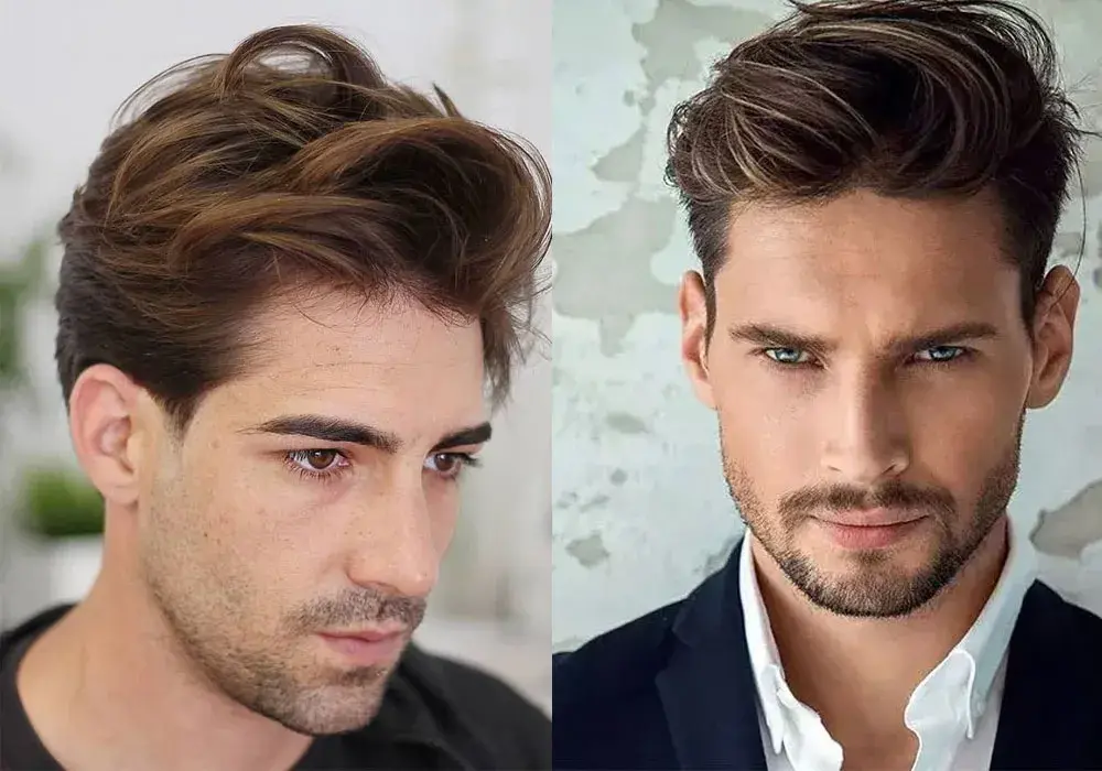 Form tóc Curly Quiff nam gọn sắc nét