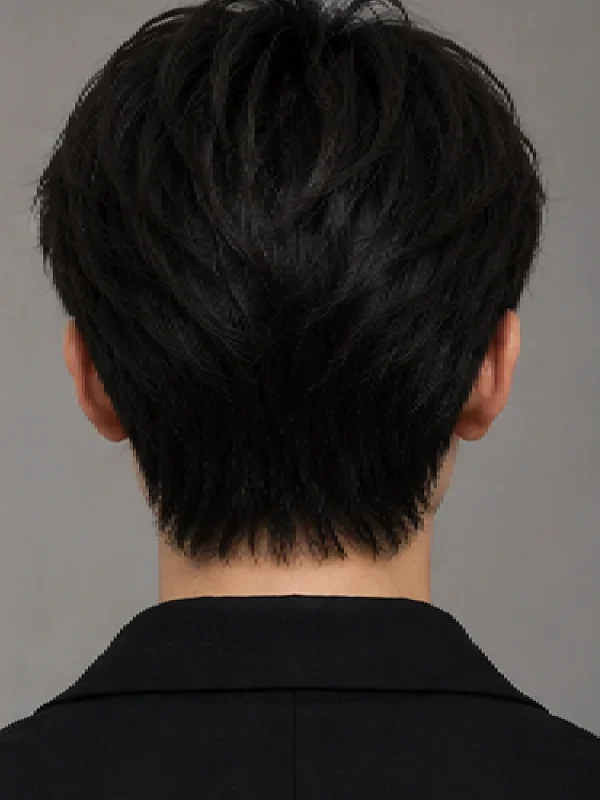 Kiểu tóc Comma Hair nam đẹp, lãng tử chuẩn Hàn Quốc - Góc phía sau