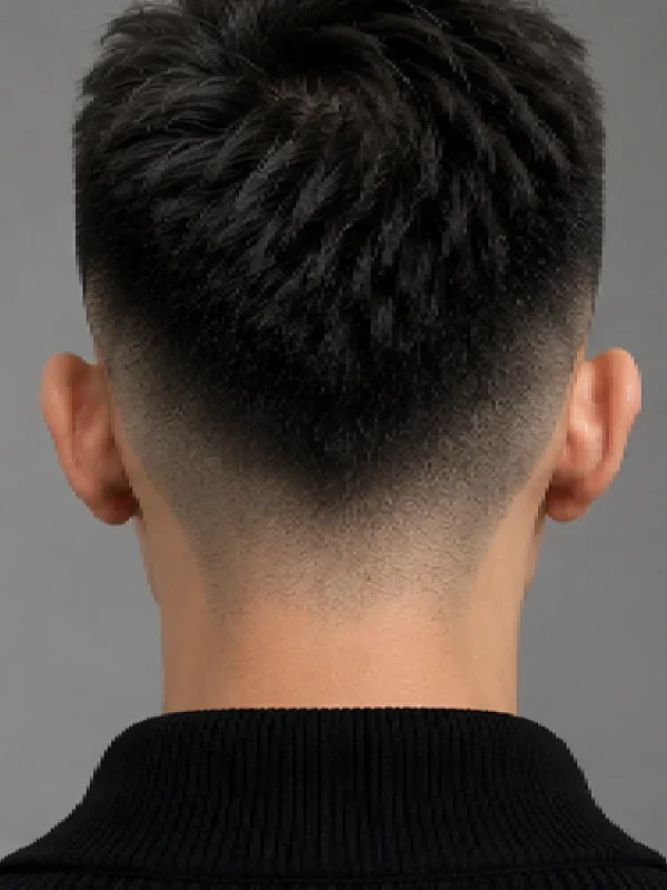 Kiểu Tóc Mohican Nam Đẹp, Gọn Gàng Và Cá Tính - Góc phía sau