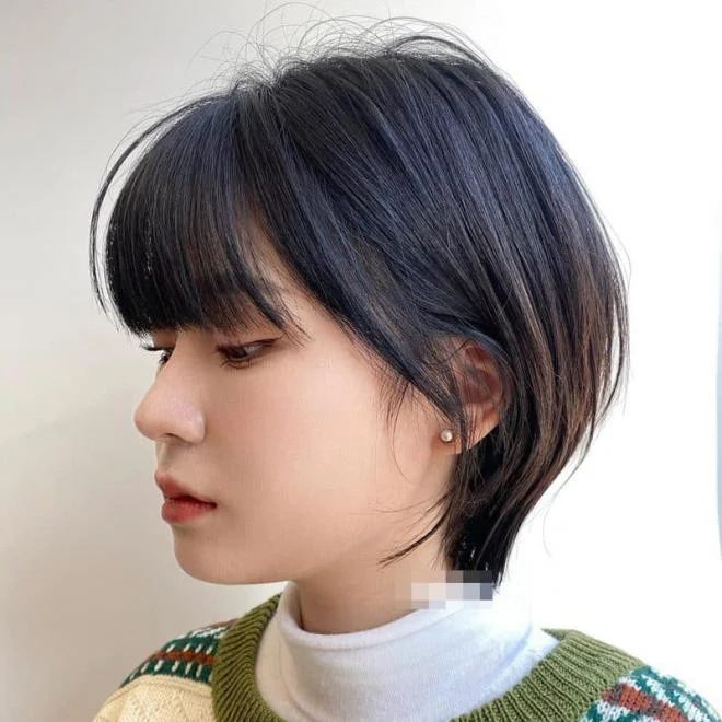 Phong cách K-beauty Kiểu tóc bob Hàn Quốc curtain bangs đẹp Kiểu tóc bob Hàn Quốc xu hướng hot