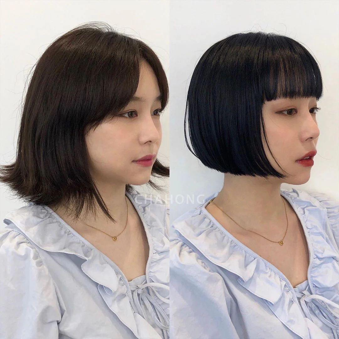 Kiểu cắt tóc ngắn Kiểu tóc bob ngang cằm gọn sắc nét Kiểu tóc bob ngang cằm gọn cá tính