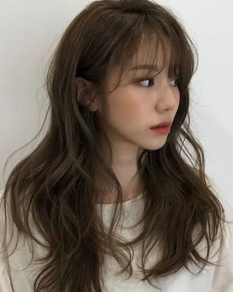 Phong cách K-beauty Kiểu tóc Butterfly Cut nữ Hàn Quốc curtain bangs đẹp Kiểu tóc Butterfly Cut nữ Hàn Quốc xu hướng hot