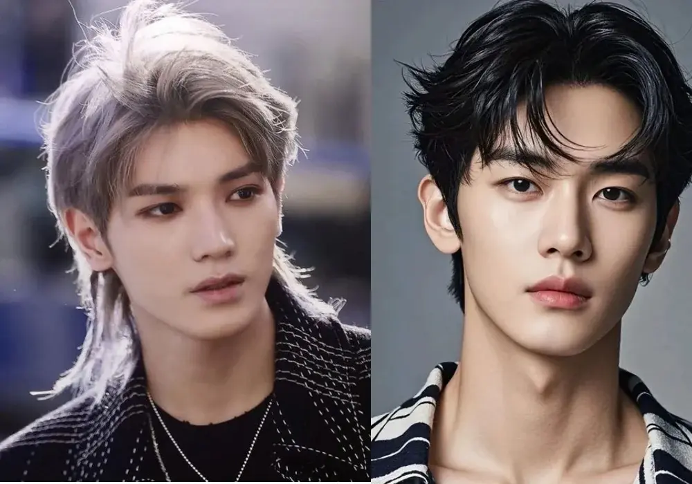 Mẫu tóc Kiểu tóc Comma Hair nam nhuộm màu tone sáng nổi bật