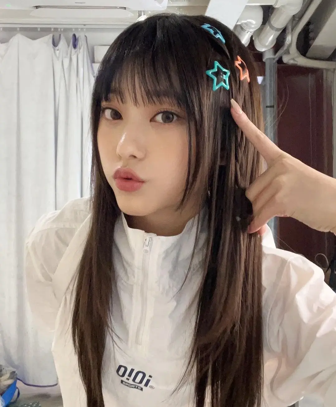 Phong cách K-beauty Kiểu tóc Hime Cut nữ Hàn Quốc curtain bangs đẹp Kiểu tóc Hime Cut nữ Hàn Quốc xu hướng hot