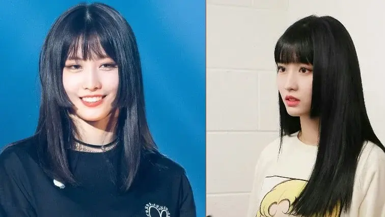 Phong cách K-beauty Kiểu tóc Hime Cut nữ Hàn Quốc curtain bangs đẹp Kiểu tóc Hime Cut nữ Hàn Quốc xu hướng hot
