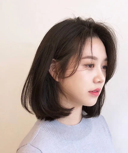 Kiểu cắt lob Kiểu tóc lob không mái ngang vai dễ phối Kiểu tóc lob không mái ngang vai mềm mại