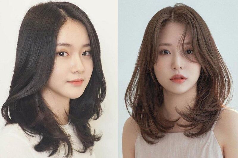 Kiểu cắt lob Kiểu tóc lob mái bay ngang vai dễ phối Kiểu tóc lob mái bay ngang vai mềm mại