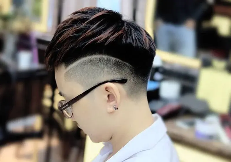 Phong cách tóc dài Kiểu tóc Mohican mái dài nam sang trọng Xu hướng tóc Kiểu tóc Mohican mái dài nam mềm mại nữ tính