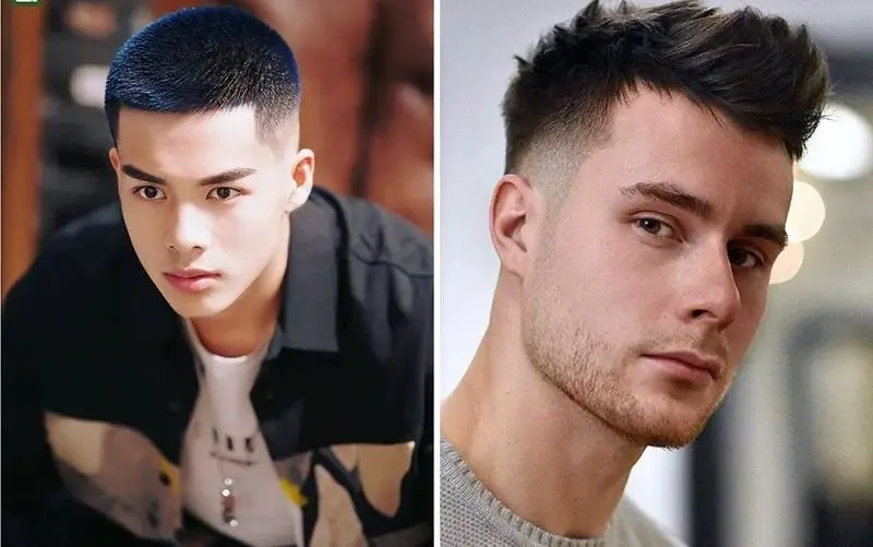 Kiểu cắt tóc mặt vuông Kiểu tóc Mohican nam cho mặt vuông phù hợp nhất Xu hướng tóc Kiểu tóc Mohican nam cho mặt vuông làm mềm hàm