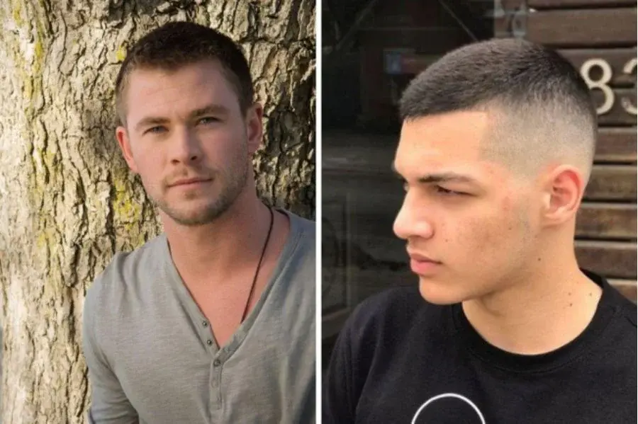 Phong cách tóc nam Kiểu tóc Mohican quân đội nam trẻ trung Kiểu tóc Mohican quân đội nam đẹp gọn gàng