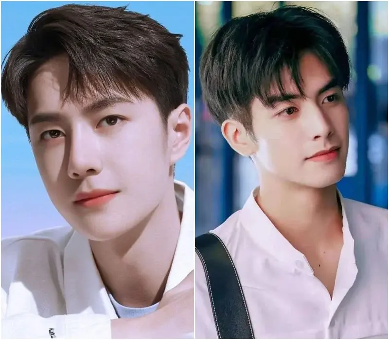 Form tóc Kiểu tóc Two Block Comma Hair nam gọn sắc nét