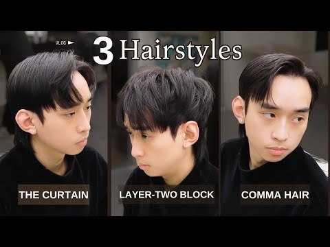 Phong cách tóc Kiểu tóc Two Block Comma Hair nam trẻ trung