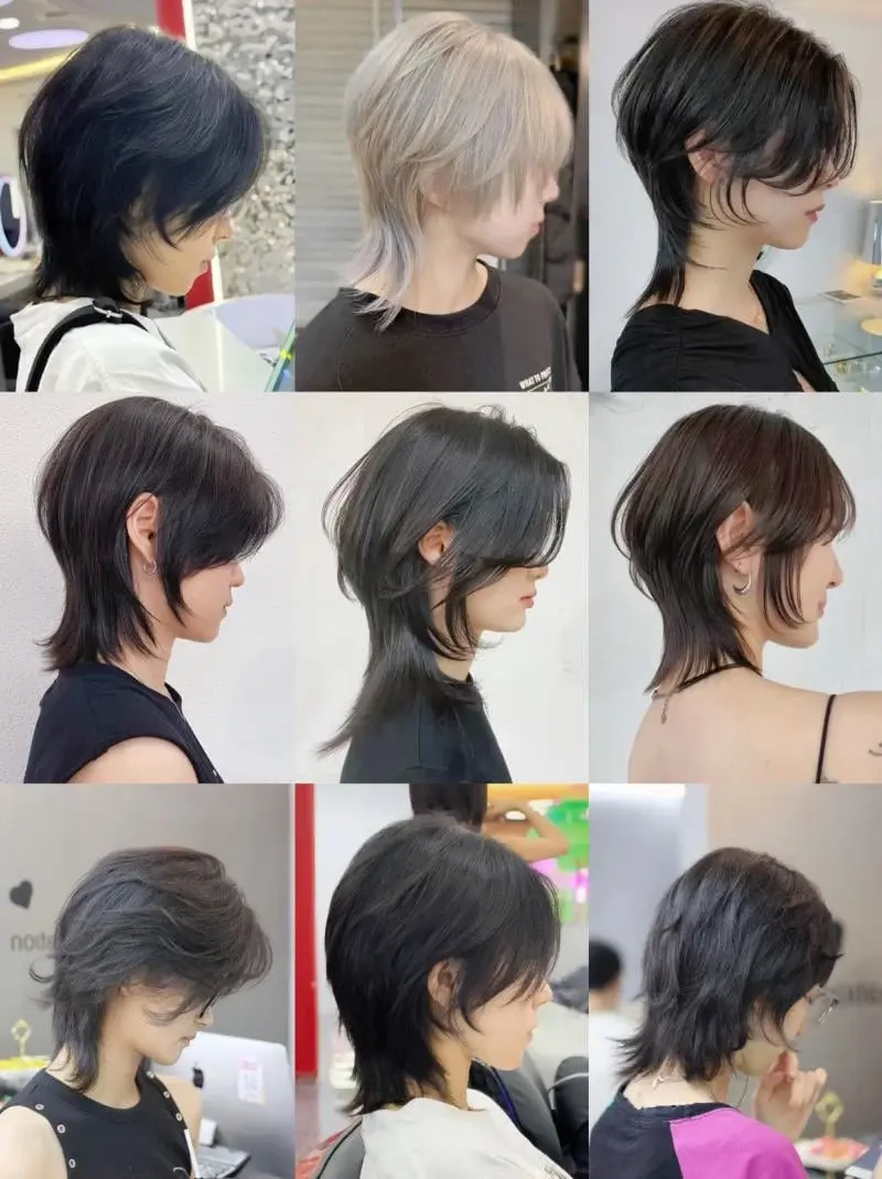Kiểu cắt tóc ngắn Kiểu tóc Wolf Cut nữ ngắn gọn sắc nét Kiểu tóc Wolf Cut nữ ngắn gọn cá tính