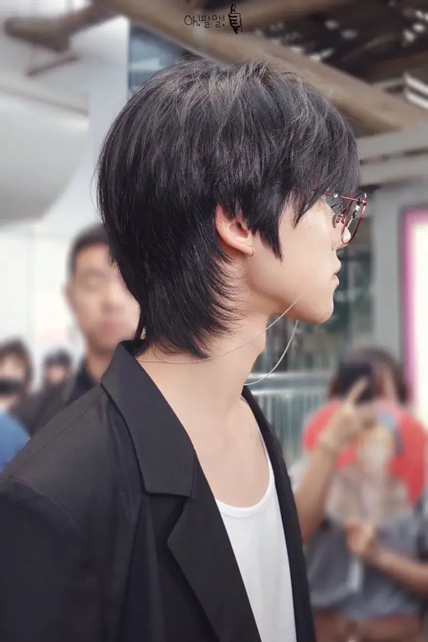 Mẫu tóc layer Mullet Layer nam ôm mặt nhẹ Kiểu cắt tóc Mullet Layer nam layer tầng đẹp