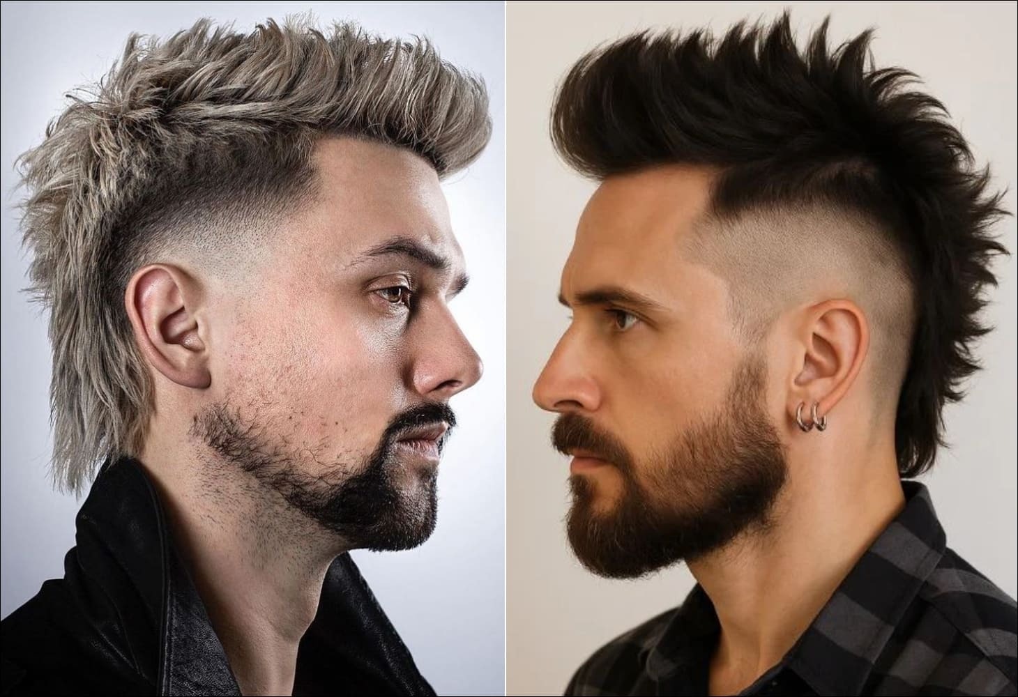 Dáng tóc Mullet Slick Back fade cá tính