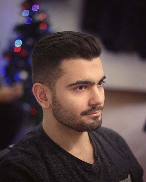 Style tóc Pompadour Quiff nam đơn giản đẹp